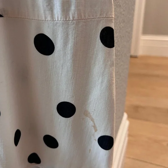 Showpo Strapless Cream Dress with Black Polka Dots - Picture 5 of 6